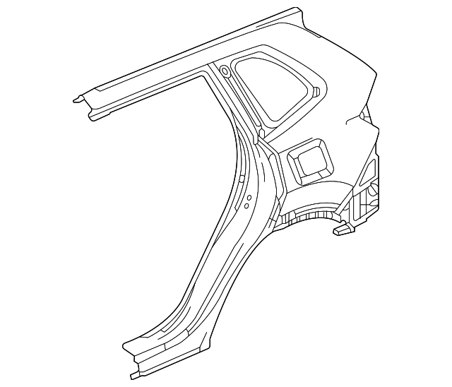 04646-3A0-A00ZZ - Quarter Panel 2023-2026 Honda CR-V | Honda Parts