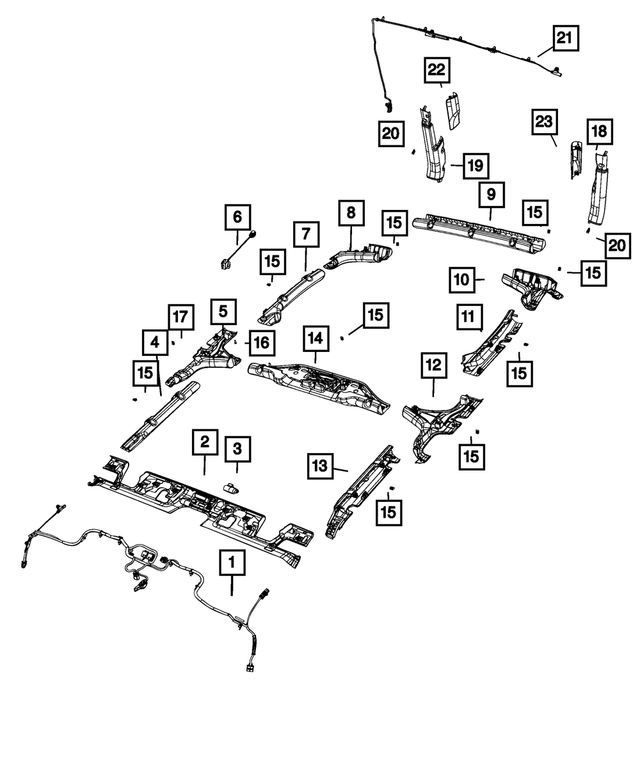 68357532AD - Interior Trim: Jumper Wiring for Mopar Image