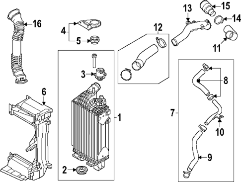 Intercooler for 2025 Kia Carnival #0