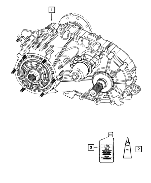 Transfer Case and PTU Assembly for 2023 Jeep Grand Wagoneer #1