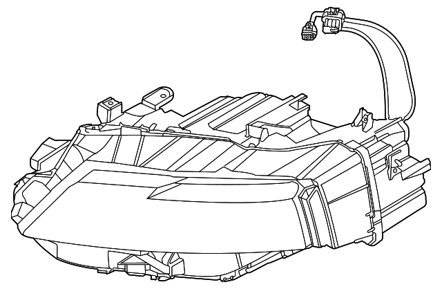 2021-2024 Nissan Rogue Headlamp Assembly 26060-6RR0D | OEM