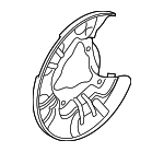 58244G3400 - : Backing Plate for Kia: Forte Image