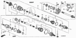 44319S84300 - Chassis: SET-RING (28X2.0) for Acura Image