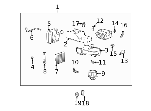 Blower Motor & Fan for 2001 Hyundai Santa Fe #0