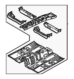 65100L1400 - Body: Front Floor Pan for Hyundai: Sonata Image