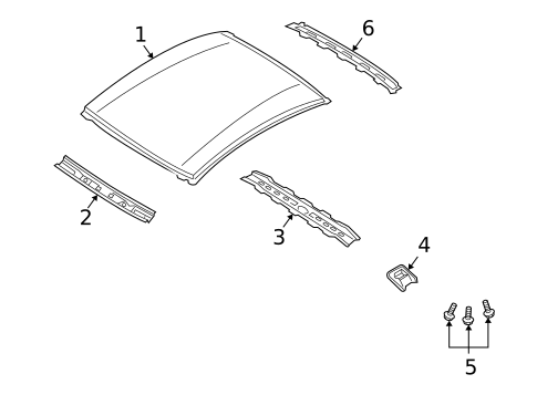 Roof & Components for 2006 Mazda RX-8 #1