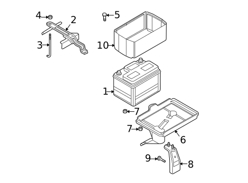 Battery for 2005 Mazda 6 #0
