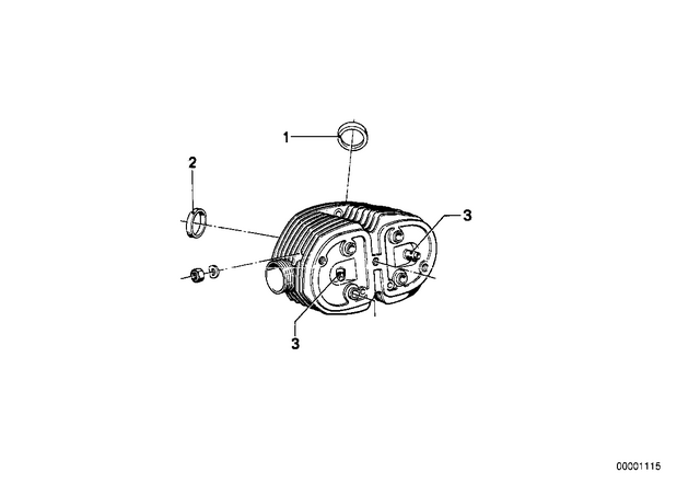 11121337525 - : Valve Seat Ring Intake - +0.2 for BMW-Motorrad Image