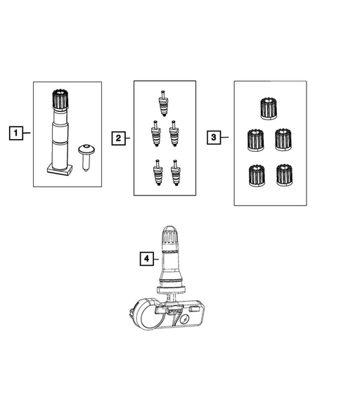 Tire Monitoring System for 2018 Dodge Grand Caravan #0