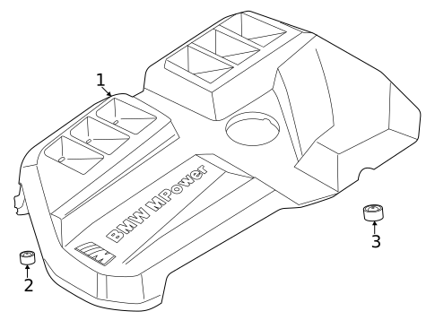 Engine Appearance Cover for 2023 BMW M4 #0