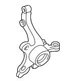 357407256C - Suspension: Steering Knuckle for Volkswagen: Cabrio, Corrado, Golf, Jetta, Passat Image