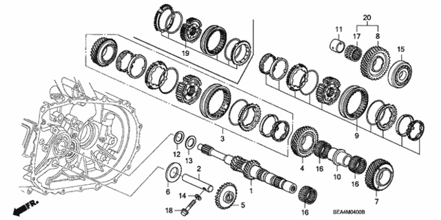MT Mainshaft for 2004 Acura TSX #0