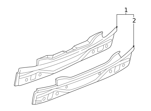 Rear Body for 2003 Volvo V40 #1