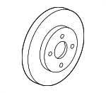 1771009 - Brakes: ACDelcoâ„¢ Rotor for Chevrolet: Cobalt | Pontiac: G5 | Saturn: Ion Image