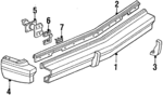 14045312 - Body: Filler for Chevrolet: Chevette | Pontiac: T1000 Image