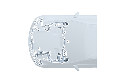 Body-Side Engine Wiring Harness for 2018 Mercedes-Benz GLC43 AMG #0