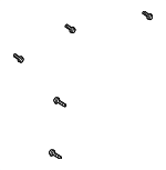 15500835A - Exhaust: Muffler &amp; Pipe Bolt for Suzuki Image
