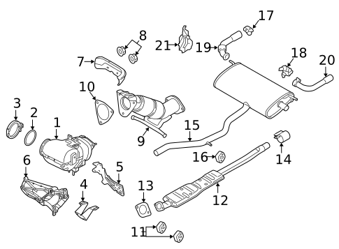 Exhaust Components for 2023 Volvo V60 #0