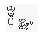 46101TK8A04 - : Master Cylinder for Honda: Odyssey Image