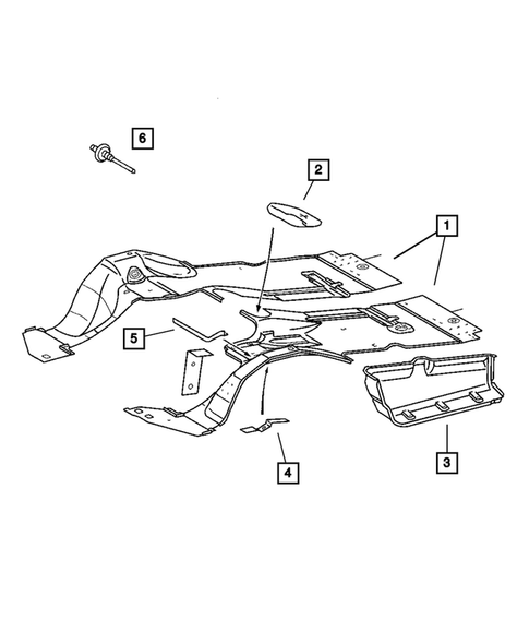 Floor Pans for 2003 Dodge Sprinter 3500 #1