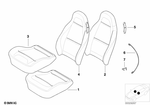 52108410505 - : Left Seat Belt Guide for BMW: Z3 1.9, Z3 2.5, Z3 2.5i, Z3 2.8, Z3 3.0i, Z3 M3.2 Image