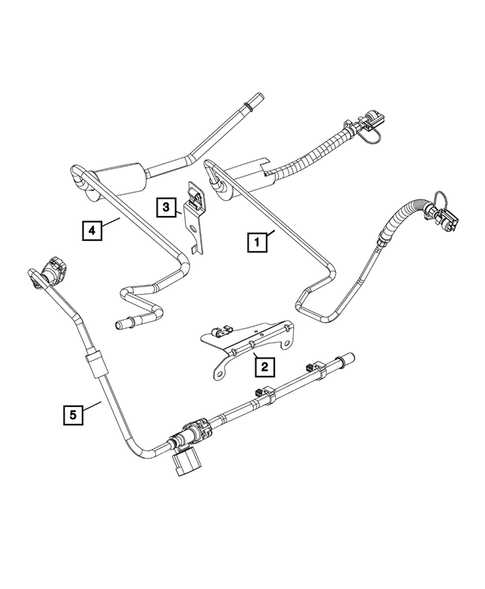 Fuel Lines and Tubes for 2020 Ram 1500 Classic #0