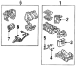 79310SP0003 - : Blower Motor for Acura Image