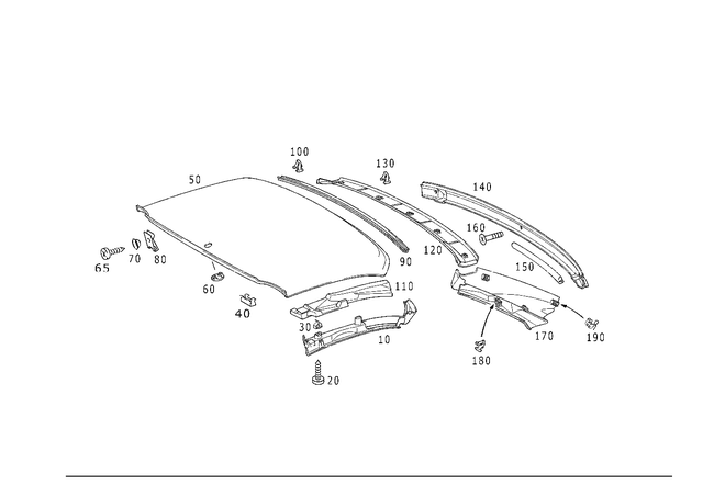 1707901166 - : Rail for Mercedes-Benz Image