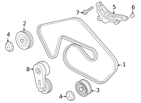 Belts & Pulleys for 2022 Land Rover Range Rover Sport #0