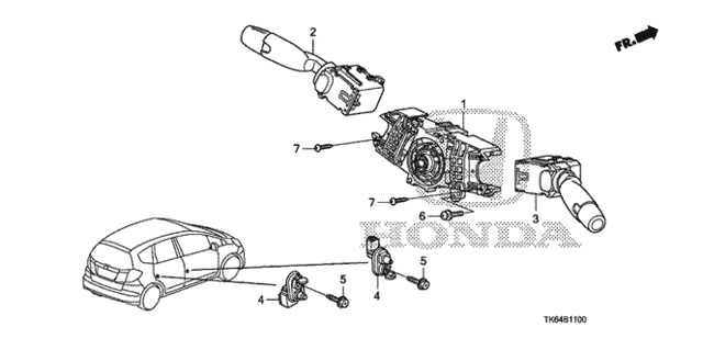 Combination Switch for 2012 Honda Fit #0