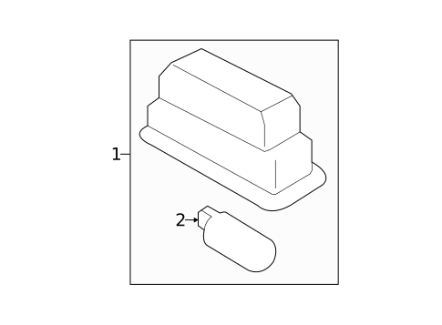 License Lamps for 2016 Ford C-Max #0