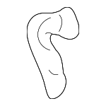 5345248010 - Body: 2001-2007 Toyota Highlander - Hood Prop Rod Retainer for Toyota Image