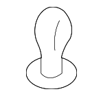 904670801183 - Body: Seal To Hood Clip for Scion: iM, tC | Toyota: 4Runner, C-HR, Camry, Corolla, Corolla iM, FJ Cruiser, Highlander, Matrix, Mirai, Sequoia, Sienna, Tundra, Venza Image