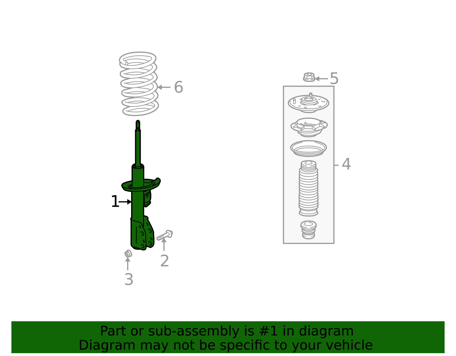 2004-2007 Saturn Vue Front Suspension Strut Kit 22725424 | OEM Parts Online