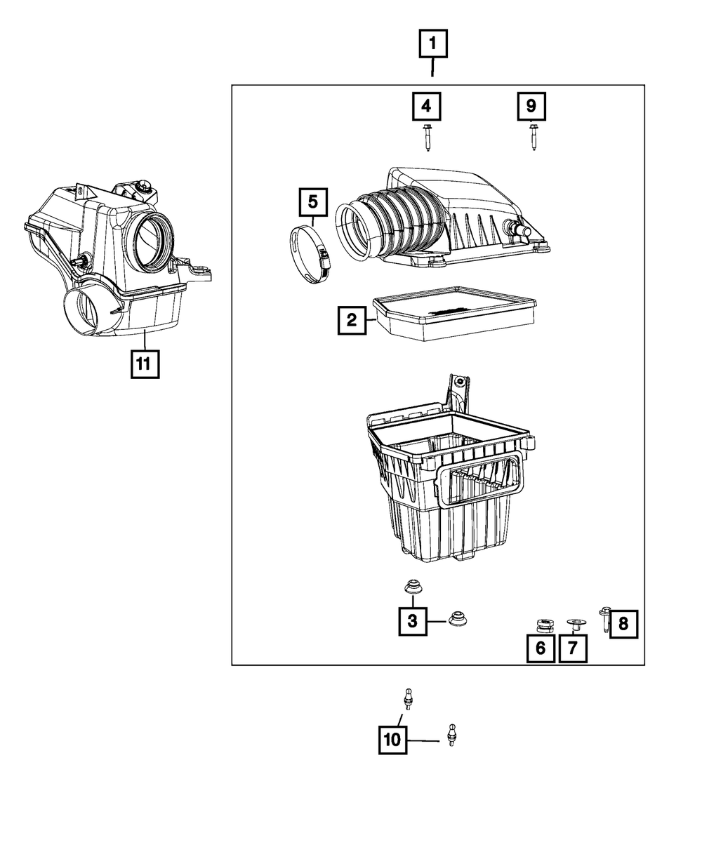 Hex Head Screw - Mopar (6105220AA)