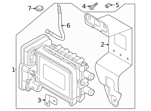 Condenser, Compressor & Lines for 2022 Volvo C40 Recharge #5