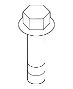MB45558225 - Body: Hinge Bolt for Hyundai Image