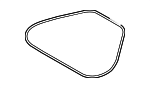 86430B1000 - Body: Weatherstrip for Hyundai Image