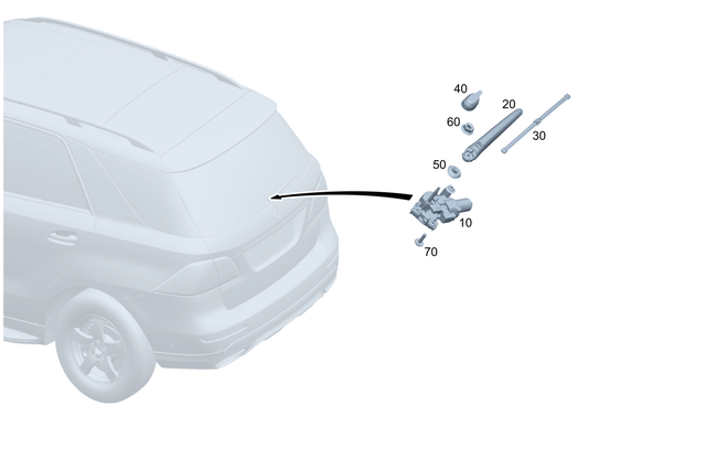 9988005 - Electr. System: Grommet, Open, Smooth for Mercedes-Benz: EQE 350 SUV, EQE 350+ SUV, EQE 500 SUV, EQE AMG SUV, EQS 450 SUV, EQS 450+ SUV, EQS 580 SUV, GLE350, GLE450e, GLE580, Maybach EQS 680 SUV Image image