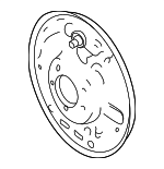 5014129AB - Brakes: Backing Plate for Dodge: B1500, B2500, B3500, Dakota, Durango, Ram 1500, Ram 1500 Van, Ram 2500, Ram 2500 Van, Ram 3500, Ram 3500 Van Image