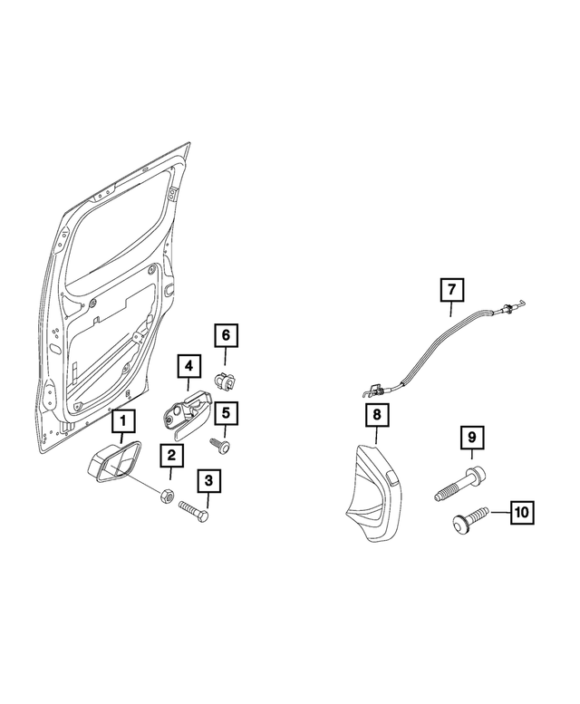 6106682AA - Interior Trim: Screw for Mopar Image
