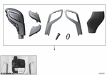 61315A44122 - Vehicle Electrical System: Repair Kit Gearshift Lever Knob for BMW Image