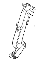 888549BE8D - Electrical: Center Belt Assembly for Nissan: Frontier Image