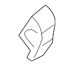 87836CN000 - : Belt &amp; Retractor Lower Cover for Nissan: Frontier, Pathfinder, TITAN, Xterra Image