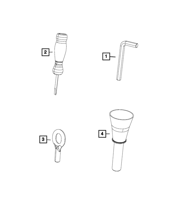 68202000AA - Wheels: Screwdriver for Mopar Image