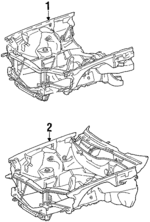 1266207401 - Body: Ft Inner Structure for Mercedes-Benz Image