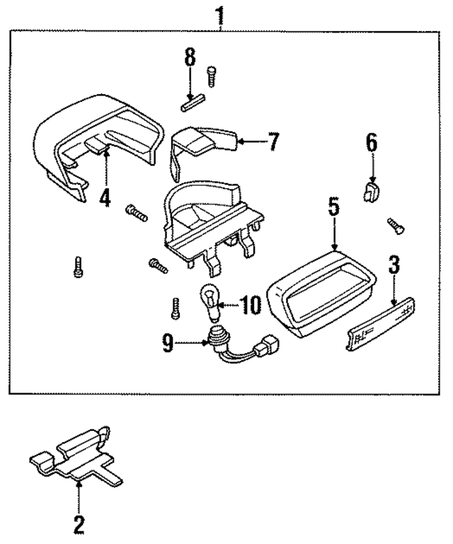 2659040U10 - : High Mount Lamp for Nissan: Maxima Image