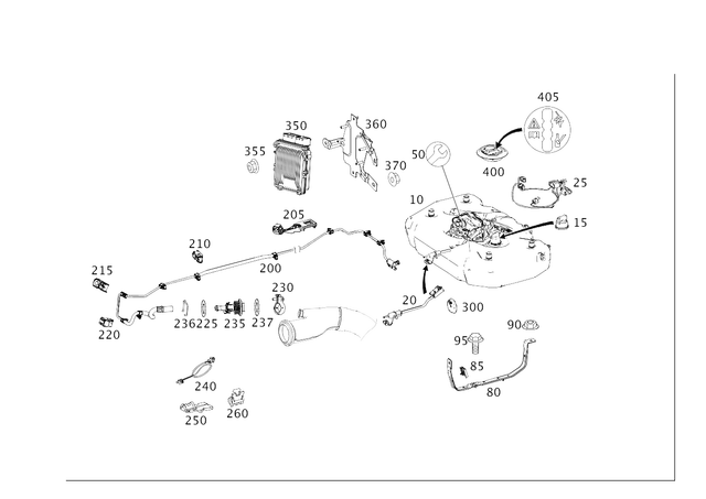 251471057564 - : Repair Kit, Preheater for Mercedes-Benz Image