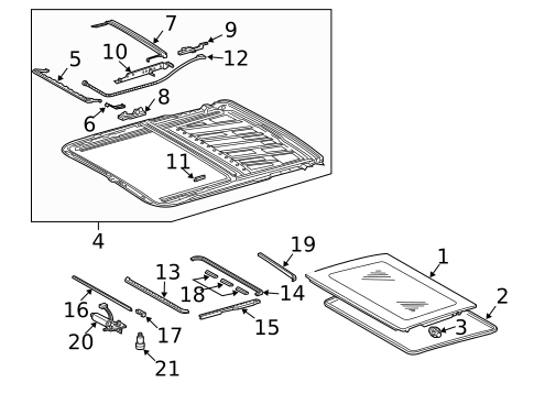 Sunroof for 2003 Mercedes-Benz E55 AMG #1