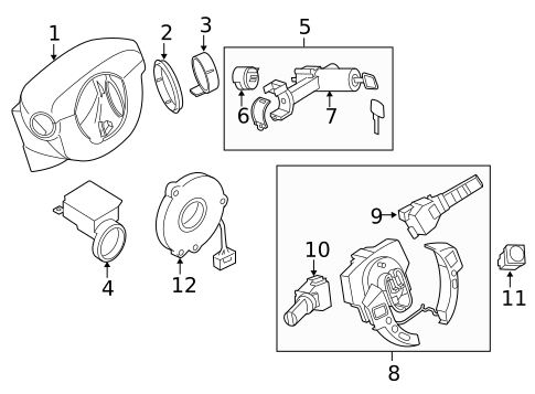 Ignition Lock for 2012 Nissan Sentra #0